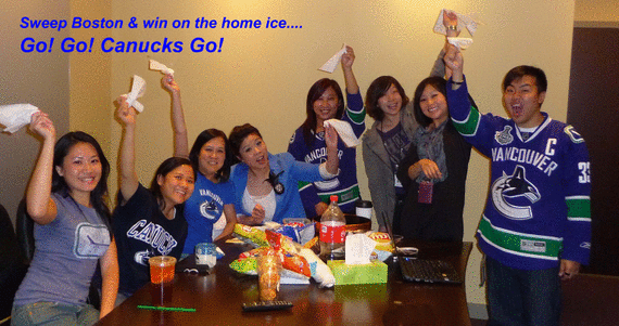 DJ力挺Canucks今捧杯  Stanley Cup heere we come!