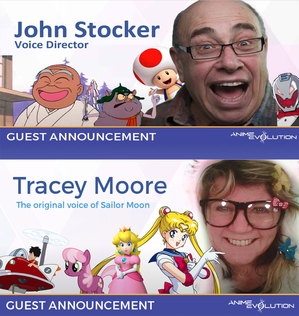 其他嘉賓包括 Sailor Moon 系列的配音導演 John Stocker 和第一代的 Sailor Moon 配音員 Tracey Moore。
