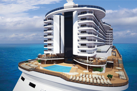 將於 2017 年 12 月從加勒比海出航的新船：MSC Seaside（海岸線號），它的客房擁有無敵景觀，落地玻璃和特大露台令它看起來像一幢 apartment。 