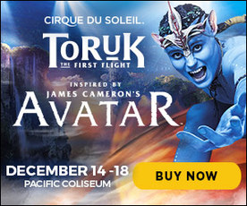 聽電台 贏 Cirque du Soleil-Toruk 入場券！