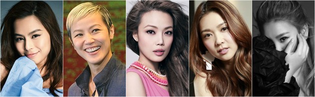 粵語女歌手候選名單：Gin Lee、何韻詩、容祖兒、薛凱琪、鄭欣宜