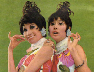 仙杜拉和阿美娜的「筷子姊妹花」，獨特的形象可能比她們的歌曲更劃時代。