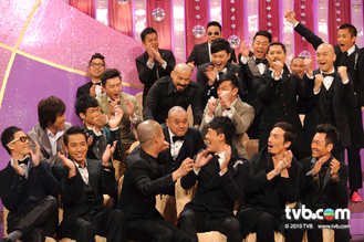 麥包人緣好，在台慶夜公佈「最佳男配角」得獎者時，台前幕後都為麥包高興。