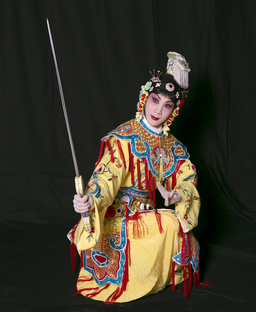 盛莉從小就跟著媽媽學跳中國舞，後來是學校將她推薦到藝術學院接受京劇訓練。