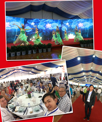來到湖南省岳陽巿的湘陰縣，Chris 所屬的外國傳媒代表團先出席主辦機構的晚宴，並和各地旅遊業界的專才交流。
