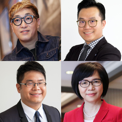 加拿大中文電台在今年 4 月播出的「溫市政府向華人道歉」特輯，製作團隊包括（順時針從左上角開始）：姚振堅、黃耀鳴、李潔芝、曾宇恆。