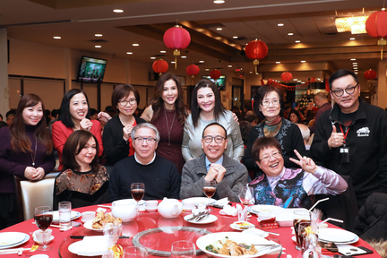 晩宴舉行當晩是中國農曆年初八，亦是西曆 2 月 14 日情人節的前兩天，加拿大中文電台各部門主管預祝每位嘉賓福星高照，有情人終成眷屬。