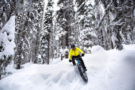 呔闊 3.75 吋的雪地電單車 snow bike 是雪地新玩意之一。