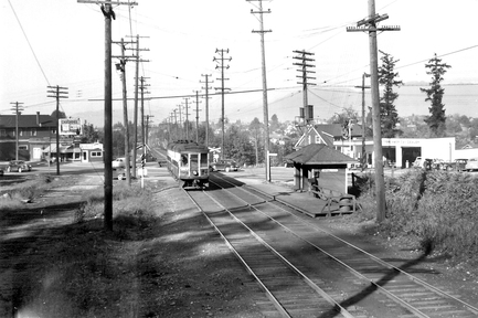 1950 年 Kingsway 與 Boundary Road 交界，現今已面目全非。（City of Vancouver Archives）