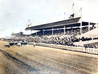 1926 年 Lansdowne Park 賽馬場。（City of Richmond Archives）