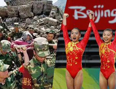 中國於 2008 年發生了兩件大事，一是北京奧運、二是四川汶川大地震，那一年 Johnny 分別為北京奧運和汶川大地震寫了《毅力》和《千萬個祝福》兩首歌，為中國人加油打氣。