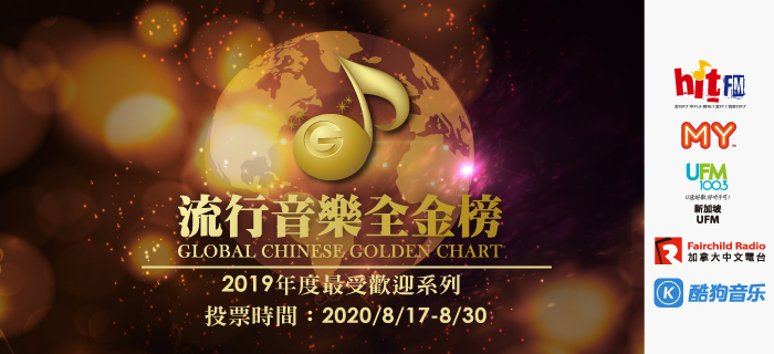 GCGC 流行音樂全金榜  2019 年度最受歡迎系列票選  群星角逐！