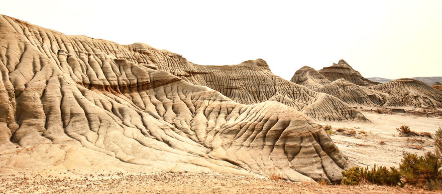 猶如幽靈谷的 Dinosaur Provincial Park 乃聯合國世界文化遺產地標（UNESCO World Heritage Site）。