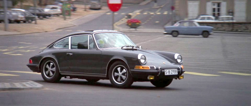 1971 年《Le Mans》電影序幕之 Porsche 911。(Photo from IMCDb.org)
