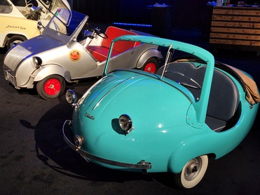 今年「改車廐」展示了包括五十年代歐陸設計的微型汽車。