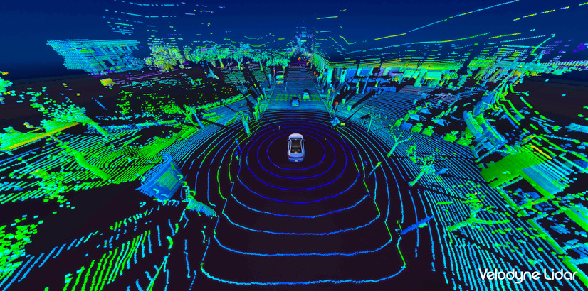 第 4 級以上的自動駕駛系統，多備激光雷達 Lidar，能較精確地探測到四週物體的大小與位置。