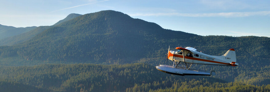 DHC-2 Beaver 水上飛機是加拿大最著名的十大成功設計之一。(Photo from Sunshine Coast Air)