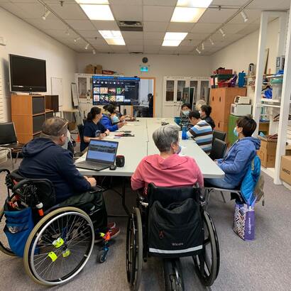 RCD Gardening Club（園藝社）為打造無障礙社區花園提出了很多好建議，包括進出花園的移動路線，以及坐在輪椅上打理植物怎樣會更方便。