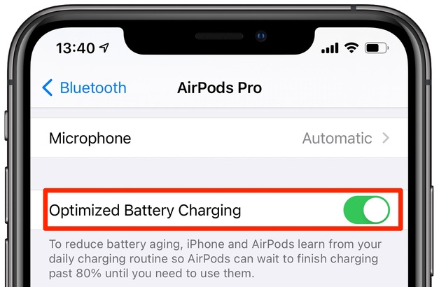 iPhone 有一功能名為「最佳化電池充電」（Optimized Battery Charging），此功能並非強制性開啟，用戶可以自行關閉，但如果你對 iPhone 電池的壽命很在意，建議將這項功能開啟，讓你更安心替 iPhone 充電的同時，也能延長電池的壽命。