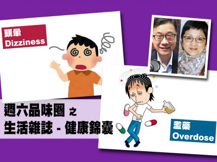 Celina 週六品味圈之「生活雜誌 - 健康錦囊」(急救 CSI 之頭暈、濫藥)1746079218 Celina 週六品味圈之「生活雜誌 - 健康錦囊」(急救 CSI 之頭暈、濫藥)