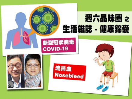 Celina 週六品味圈之「生活雜誌 - 健康錦囊」(新冠病毒、流鼻血)1746076590 Celina 週六品味圈之「生活雜誌 - 健康錦囊」(新冠病毒、流鼻血)