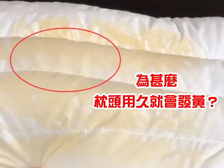Pillow 為甚麼枕頭會變黃？還能用嗎？應如何清洗？