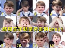 Prince Louis 路易王子就是行走的 Emoji