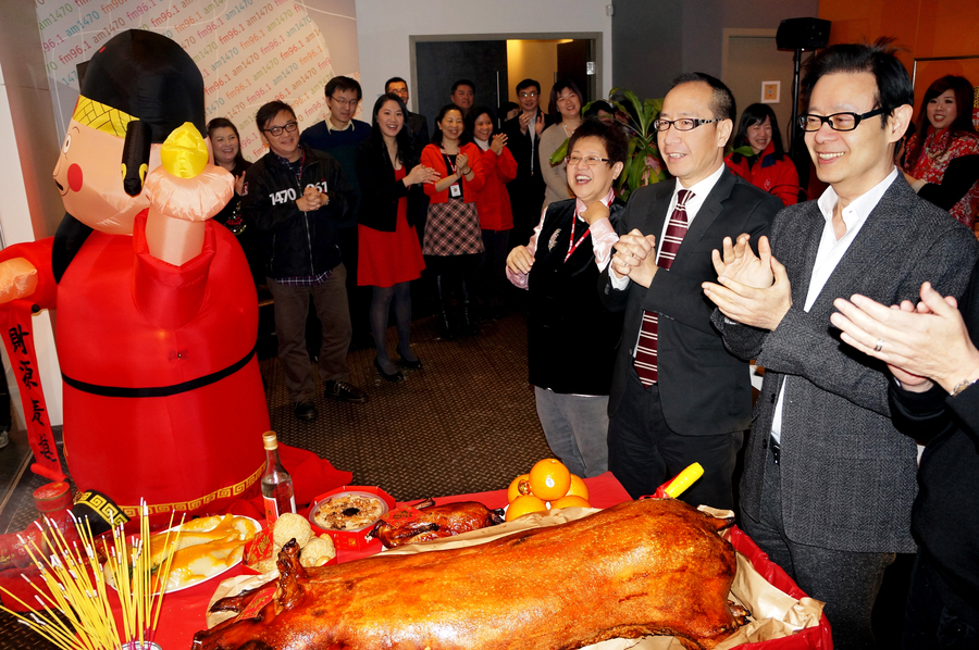 CNY Pig Cutting 年初五開年儀式