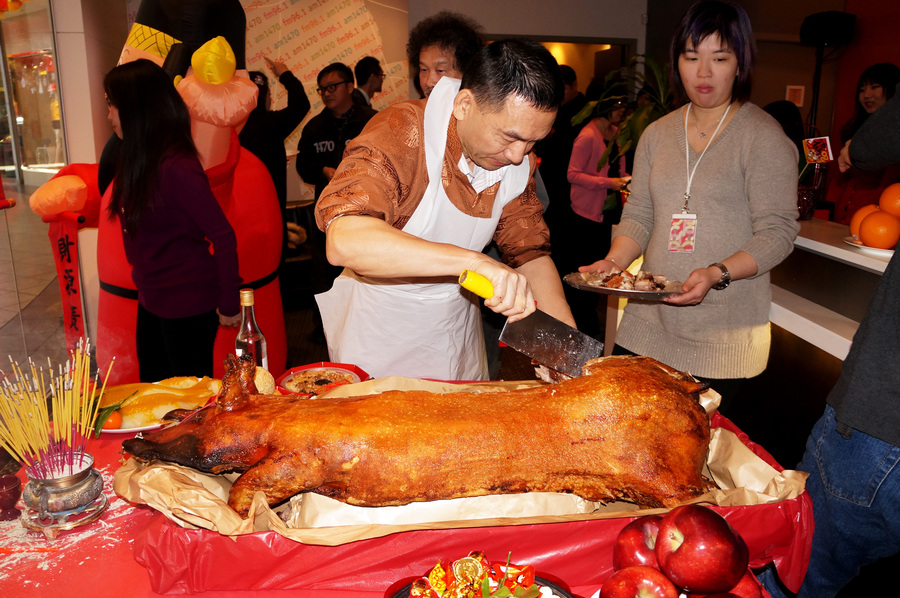 CNY Pig Cutting 年初五開年儀式