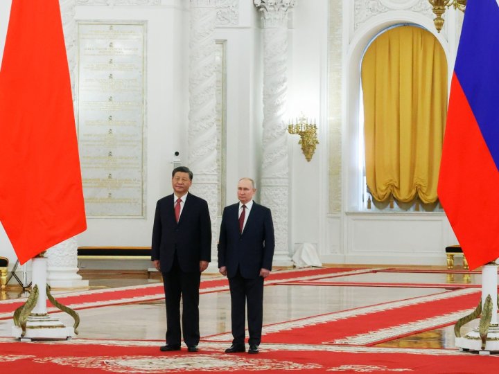 中國國家主席習近平與俄羅斯總統普京舉行正式會談