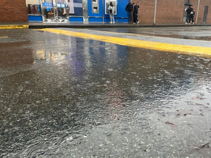 溫哥華斯坦利公園海堤因暴雨關閉
