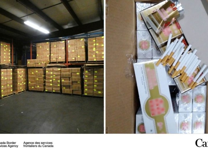 一個來自中國的貨櫃被發現價值約250萬元私煙