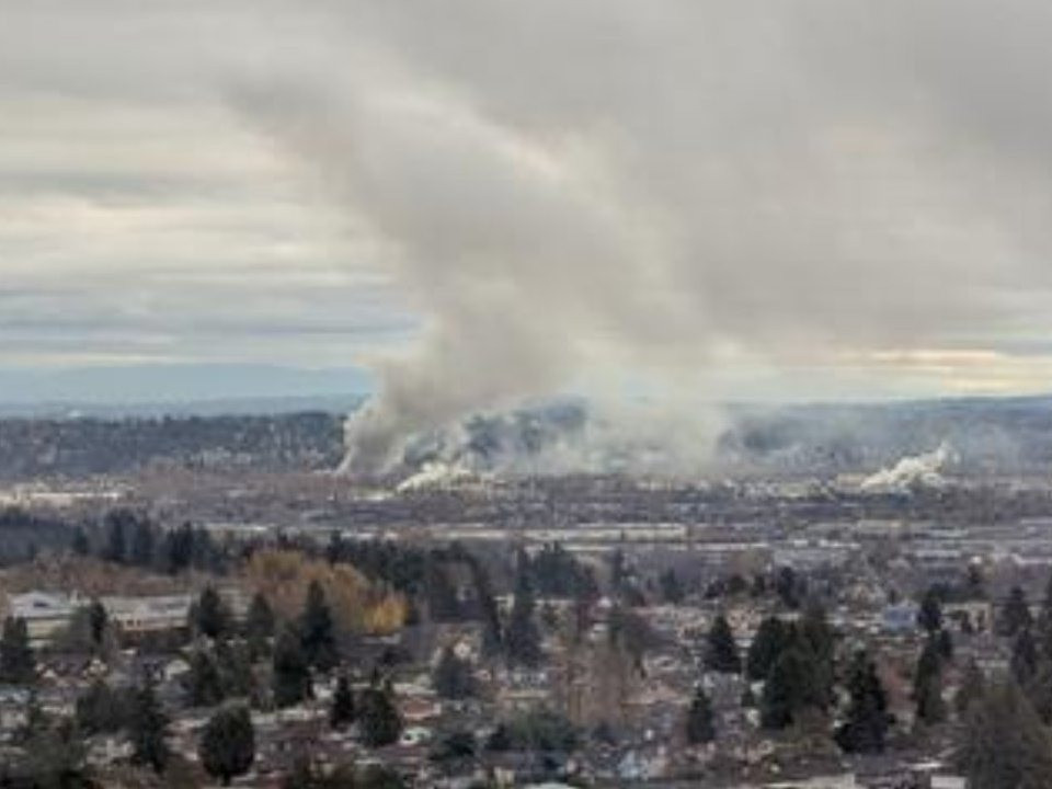 Featured News-工業區前鋸木廠起火　黑煙濃罩菲沙河
