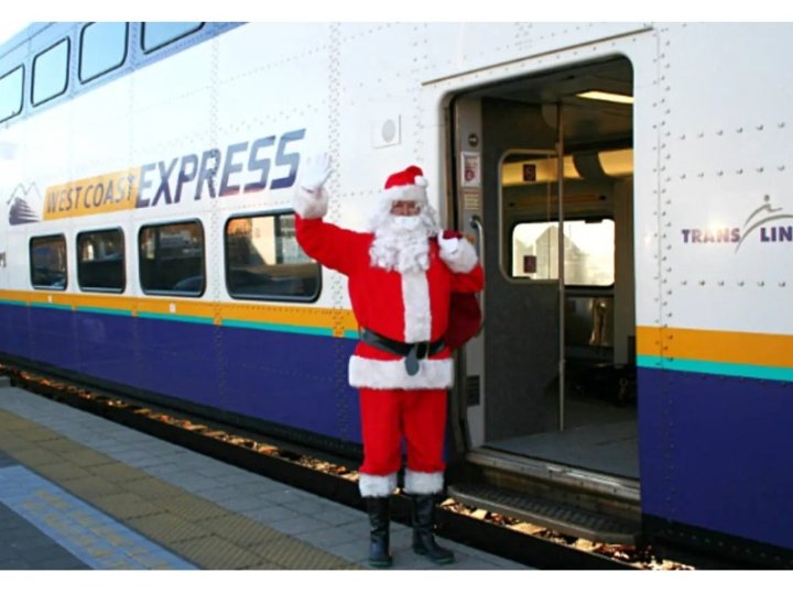 西岸快車開行「聖誕老人專列」