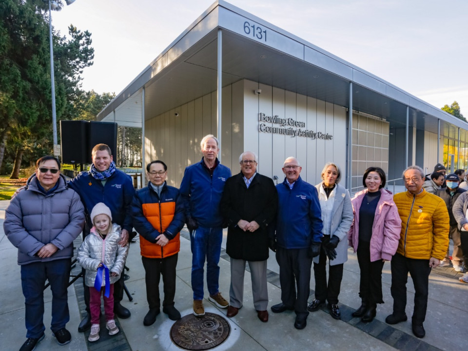 Featured News-列治文市Minoru公園 正式啟用全新保齡綠地社區活動中心