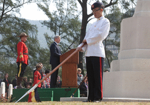 哈珀讚揚抗日殉職加軍是英勇表現.