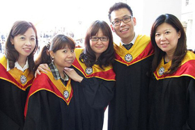 王介安在銘傳大學傳播管理研究所攻讀兩年，於 2011 年取得碩士資格。