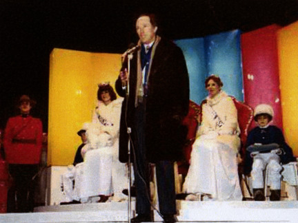 老杜魯多在 1978 年也有來參加嘉年華活動。（Photo from Greater Vernon Museum & Archives）