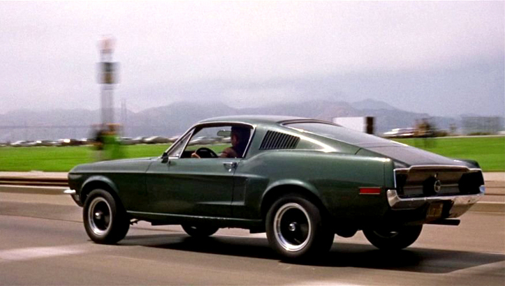 1968 年《Bullitt》電影中 Steve McQueen 駕駛的 Mustang II。(Photo from IMCDb.org)
