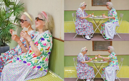 Seniors 89 歲老奶奶彩色穿搭網上爆紅！與 98 歲親姐聊愛情太可愛