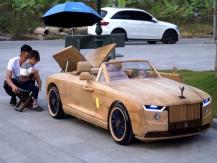 Mini Rolls-Royce 木工匠人造出木製版微型勞斯萊斯1746054569