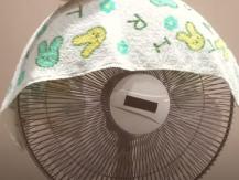 Cooling 冷氣達人教路 風扇配半濕毛巾快速降溫1746054569