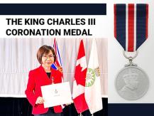 King Charles III's Coronation Medal 加拿大中文電台新聞總監 李潔芝 獲國王加冕獎章1746054569