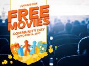Cineplex 電影院 10/14 社區日 免費看電影