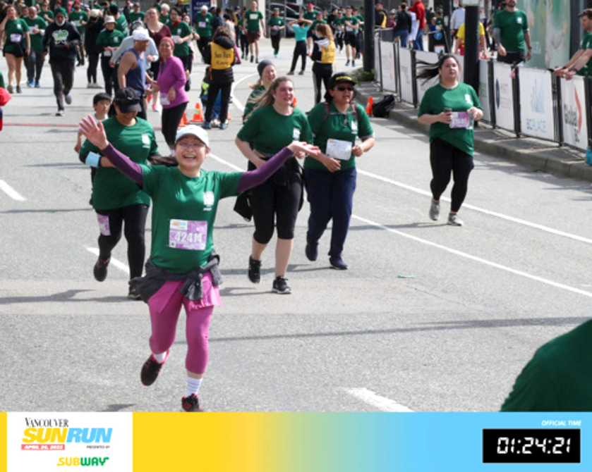 Vancouver Sun Run Team Fairchild Radio10275