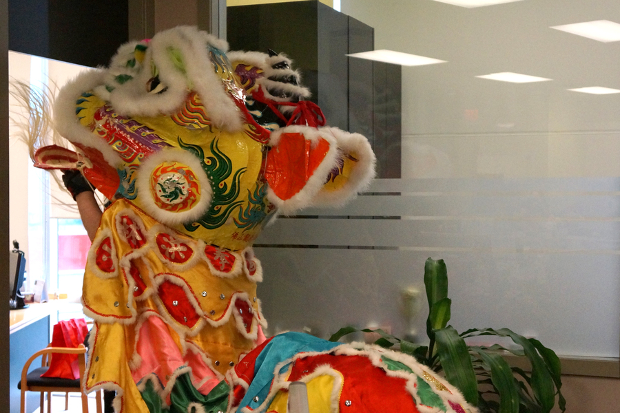  CNY 1st Day 金獅報喜 省長光臨5550