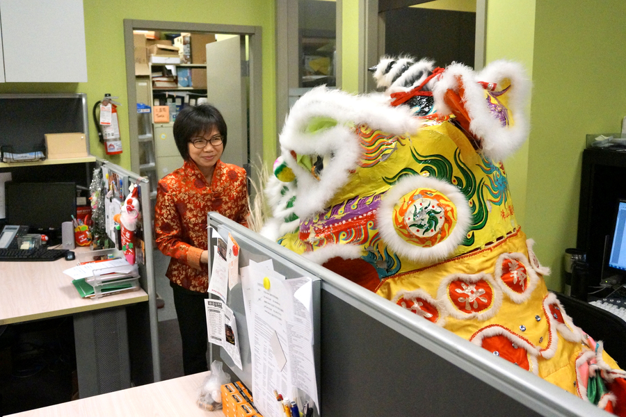  CNY 1st Day 金獅報喜 省長光臨5559