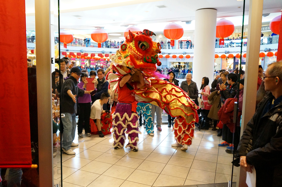 CNY Lion dance