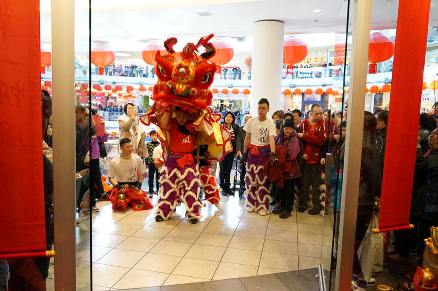 CNY Lion dance