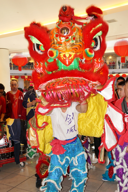 CNY Lion dance